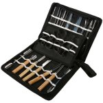 1 ensemble de 46 outils de sculpture portables, lgumes, fruits, aliments, ciseaux de cuisine, kit de ...