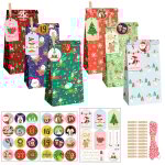 1 ensemble de d�corations de no�l pour calendrier de l'avent, 24 jours, sacs cadeaux calendrier de l'avent ...