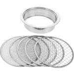 1 ensemble tamis de jardin acier inoxydable fines de tamis pour sol pour jardinage plantes int�rieur ...