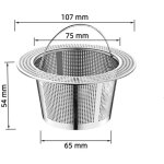 1 filtre evier cuisine, grille evier passoire cuisine avec poign�e de, acier inoxydable bonde evier cuisine, ...
