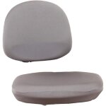 1 housse de bureau d'ordinateur universelle extensible grise, dossier 4045cm, coussin d'assise 5052cm ...