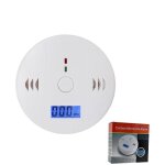 1 pack dtecteur de monoxyde de carbone (co) numrique alarme alimente par batterie