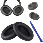 1 paire coussinets d'oreill, mousse pour casque audio pour sony wh - 1000xm3 casque, wh1000xm3, 1000xm3, ...