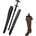 1 paire embauchoirs bottes auto noirs, plastique, taille unique, pour bottes d?�quitation.