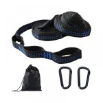 1 paire d'ensemble de fixation pour hamac, ensemble de suspension, 300 cmx2, 5 cm, max 200 kg pour le ...