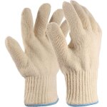 1 paire de gants de cuisine robustes et rsistants  la chaleur avec doigts, gants en coton tricot pais ...