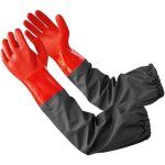 Beijiyi - 1 paire gants impermables homme femme longs gants de mnage en caoutchouc antidrapants gants ...