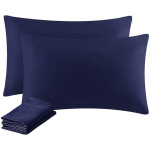 1 paire de housses d'oreiller, fermeture �clair invisible, housse d'oreiller pour dormeur lat�ral, 50 ...