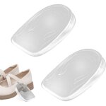 1 paires talonnette silicone, talonnettes en gel 1cm, talonnette gel pour soulage douleurs pieds semelle ...