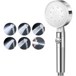 1 pc(argent) pommeau de douche à haute pression économie d'eau, douchette douche salle de bain réglable ... 1 pc(argent) pommeau de douche à haute pression économie d'eau, douchette douche salle de bain réglable ...
