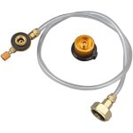1 pcs adaptateur de bouteille de gaz pour r�chaud de camping, adaptateur de recharge de propane, accessoires ...