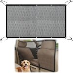 1 pcs barri�re de voiture pour chien - filet de s�paration de voiture avec corde, grille de s�paration ...