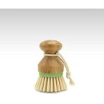 1 pcs brosse � paume en bambou(vert), brosse � r�curer pour nettoyage des vaisselle casseroles plates ...