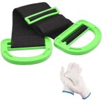 1 pcs sangle de levage avec poign�e bande de d�m�nagement r�glable pour meuble bo�te ceinture de support ...