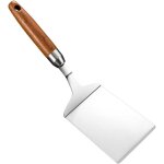 1 pcs spatule de gril, spatule / grattoir professionnelle, spatule en acier inoxydable, patule  hamburger, ...