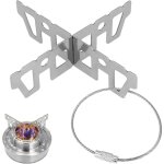 1 pcs support crois inox de casserole pole bouilloire popote accessoire pour rchaud de camping rchaud ...
