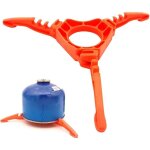 1 pcs support de rservoir de gaz en pc antidrapant rchaud  gaz stand pliable cartouche canister support ...