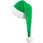 1 pice (3270cm) chapeau de nol long vert, chapeau de nol pour hommes et femmes adultes, chapeau de ...