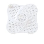 1 pices attrape cheveux douche, filtre a cheveux pour douche avec ventouse tamis evier bouchon baignoire ...
