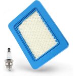 1 pi�ce cartouche de filtre � air 491588s, filtre a air tondeuse, bleu filtre a air tracteur tondeuse, ...