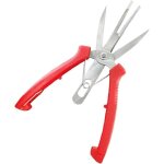 1 pi�ce ciseaux de jardin ergonomiques inoxydable s�cateur � fruits et l�gumes avec poign�e outil agricole ...