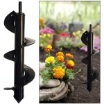 1 pi�ces meche tariere, foret h�lico�dal jardin, outil creuser trou terre, m�che tari�re perceuse, pour ...