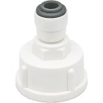 1 pi�ces raccord tuyau eau frigo, connecteur rapide 1 / 4  converti en femelle 3 / 4?, double joint, ...