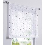 1 pi�ce rideau de fen�tre broderie floral raffrollo haut qualit� voile d�coration de la chambre salle ...