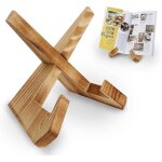 1 pice support de livre de cuisine en bois, porte - livre de recette pour prsentoir, support pour livre ...