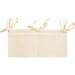 1 pices suspendu organisateur de couches, rangement suspendu lit bebe, organisateur lit bebe, organiseur ...
