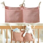 1 pi�ces suspendu organisateur de couches (rose)?rangement suspendu lit bebe?organisateur lit bebe, organiseur ...