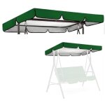 1 piece toit de rechange pour balancelle de jardin anti - uv, 24918518cm toit balancelle en tissu polyester ...