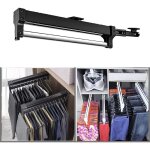 1 pièce tringle à vêtements extensible permettant de sortir les cintres - barre télescopique réglable ... 1 pièce tringle à vêtements extensible permettant de sortir les cintres - barre télescopique réglable ...