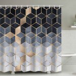1 rideau de douche dégradé bleu, ensemble de rideau de douche géométrique moderne, ensemble de lignes ... 1 rideau de douche dégradé bleu, ensemble de rideau de douche géométrique moderne, ensemble de lignes ...
