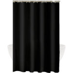 1 rideau de douche opaque �pais, disponible en quatre couleurs. / /