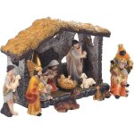 1 set figurines de crche de nol en rsine ornements de nol