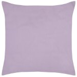 1 taie d'oreiller percale de coton uni 63 x 63 cm elysee violet