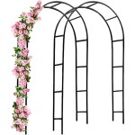 1 x arche de jardin 240 x 140 x 37 cm pour plantes grimpantes, arche � rosiers, piquet, d�coration ext�rieure ...