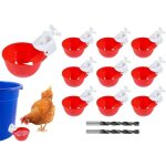 10 abreuvoirs poules diy auto + 1 forets, poulets / canards / oies / dindes / pigeons