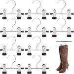 A 10 cintre mtal antidrapant cintres pour bottes avec linge portable rotatifs clips cintres porte - ...