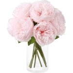10 fleurs de pivoines artificielles fleurs artificielles pivoines f�te bouquet de mariage nuptial, d�coration ...
