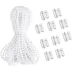 10 m�tres de cha�ne de store avec 10 connecteurs, cha�ne de store, cha�ne de remplacement pour store ...