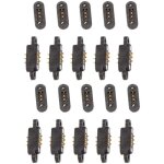 10 paires connecteurs pogo magn�tiques 3 positions ressort aimants pas 2 3 mm trous traversants