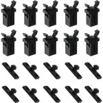 Shining house - 10 paires serrure de loquet de poubelle à couvercle tactile en plastique rechange compatible ... Shining house - 10 paires serrure de loquet de poubelle à couvercle tactile en plastique rechange compatible ...