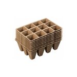 10 paquets de 120 cellules pots de graines dégradables pots de graines en fibre pour semis 10 paquets de 120 cellules pots de graines dégradables pots de graines en fibre pour semis