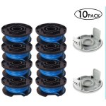 10 paquets bobine de rechange pour coupe - bordure pouce pour ryobi, compatible avec ryobi one + ac14rl3a, ...