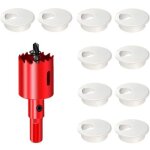 10 passe - c�bles de bureau, 35 mm, solution id�ale pour les c�bles de bureau et de maison, avec scie ...