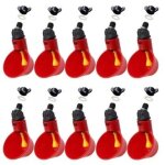 10 pcs abreuvoir poules abreuvoir � poulet en plastique automatique abreuvoir � volaille kit distributeur ...