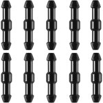 10 pcs connecteurs de tuyaux, raccord droit de tuyau lave glace connecteur raccord de tube