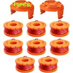 10 pcs fil coupe bordure compatible avec coupe bordure, � 1, 65mm & 3m bobine fil coupe bordure, ligne ...